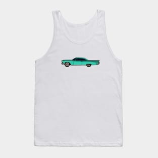 Car vintage green color Tank Top